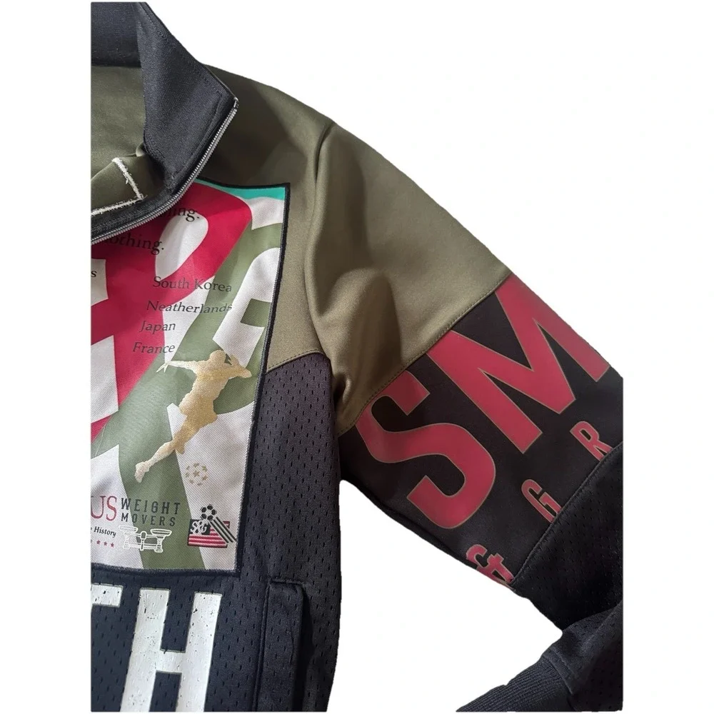 Smith & Graham Green Black Men's Jogger Soccer Tracksuit Jogger Set Size‎ Large
